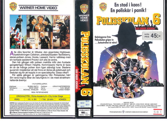 11873 POLISSKOLAN 6 (VHS)